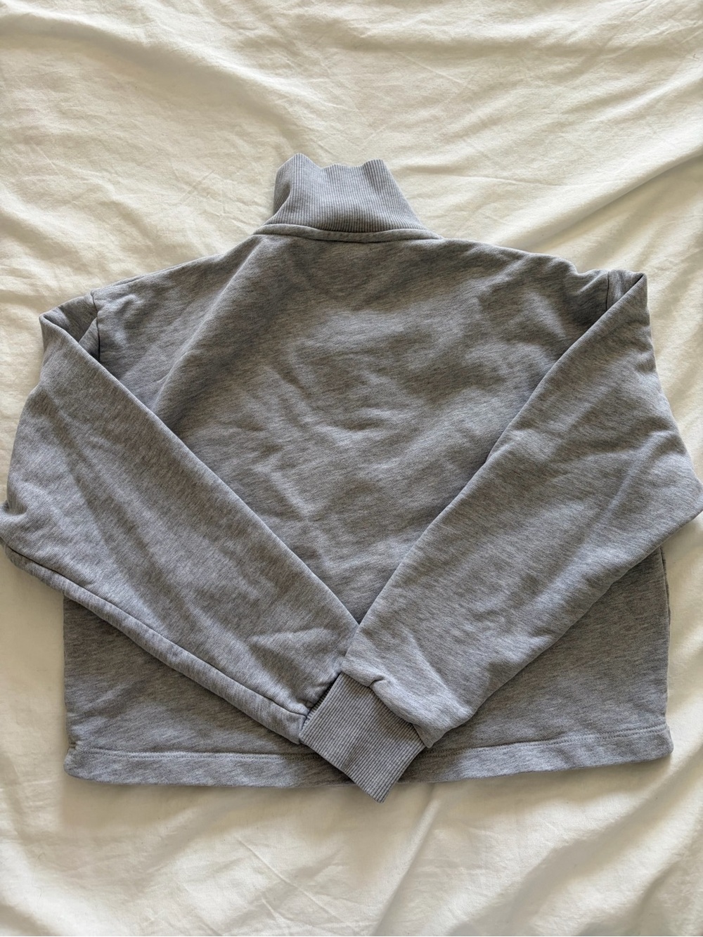 Outdoor Voices Clean Girl Grey Athleisure Half-Zip Sweatshirt XS Like New - Picture 5 of 9